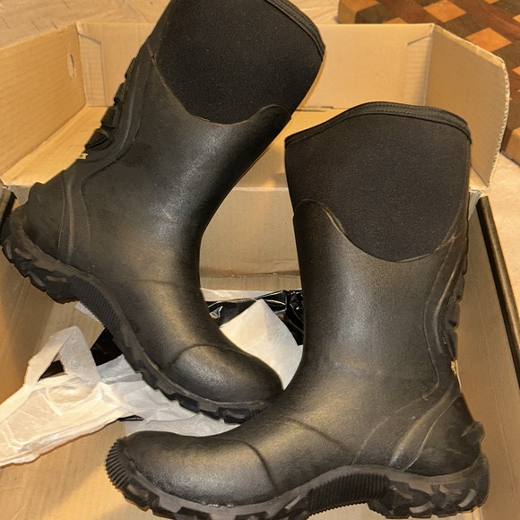 NWT Irish Setter Neoprene Waterproof 4859 Taskmaster Black Boots Women Size 8.5 - Picture 8 of 9